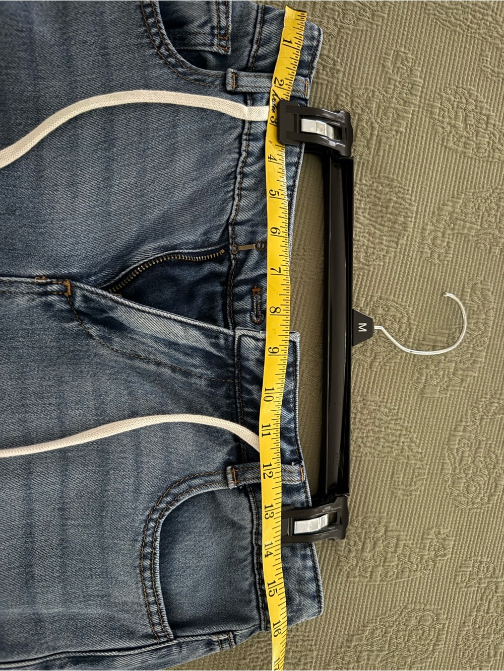 Talbots Blue Denim Drawstring Jogger Pants - Picture 3 of 8